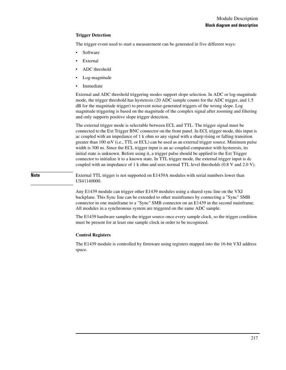 Agilent Technologies VXI E1439 User Manual | Page 227 / 246