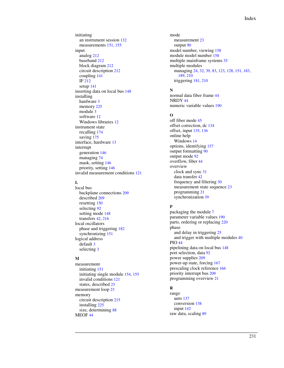 Agilent Technologies VXI E1439 User Manual | Page 241 / 246