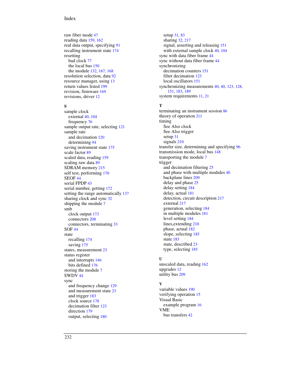 Agilent Technologies VXI E1439 User Manual | Page 242 / 246