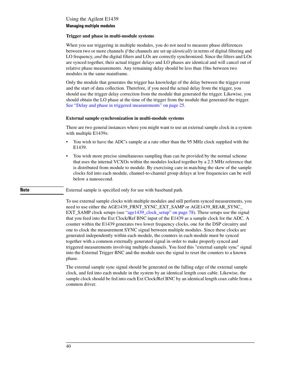 Agilent Technologies VXI E1439 User Manual | Page 50 / 246
