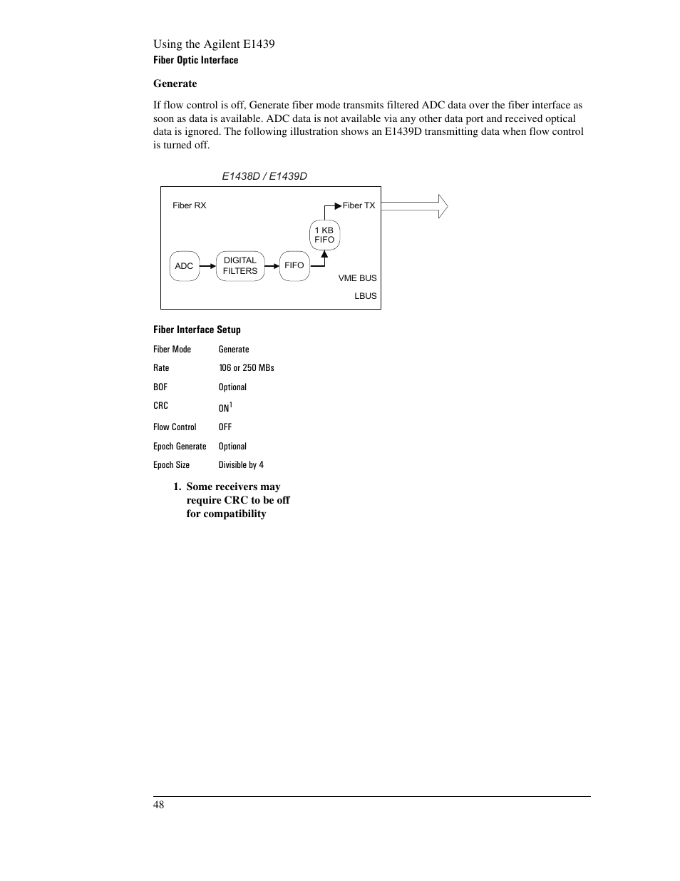 Using the agilent e1439 | Agilent Technologies VXI E1439 User Manual | Page 58 / 246