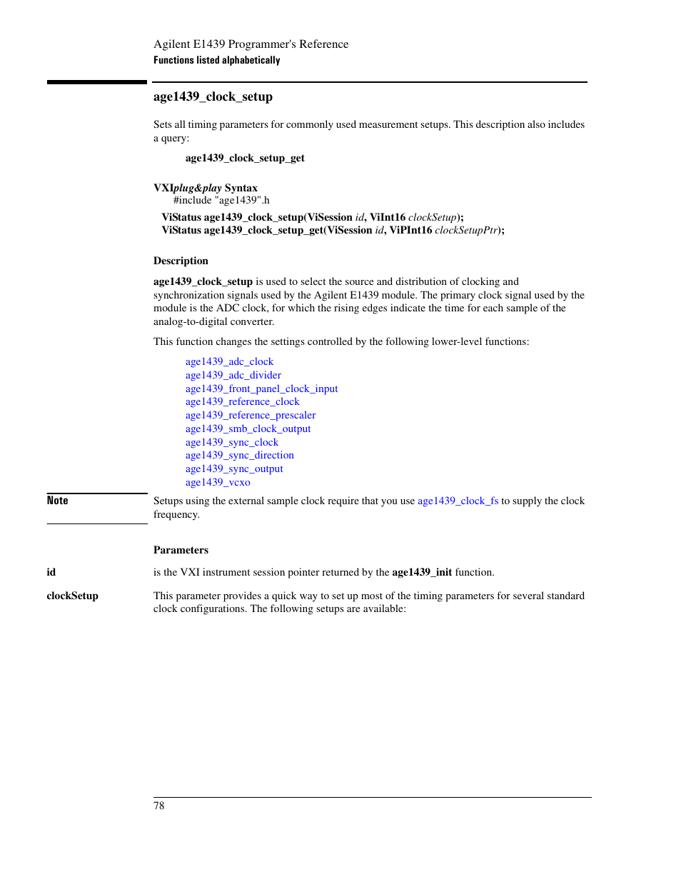 Age1439_clock_setup | Agilent Technologies VXI E1439 User Manual | Page 88 / 246