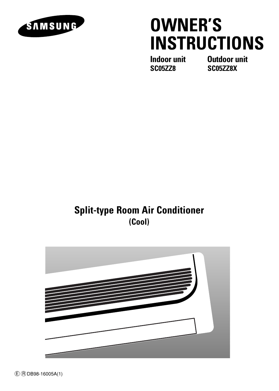 Samsung SC05ZZ8 User Manual | 24 pages