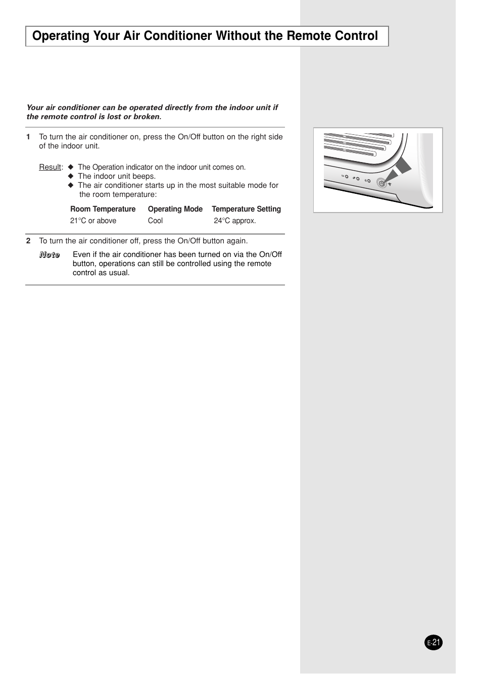 Samsung SC05ZZ8 User Manual | Page 21 / 24