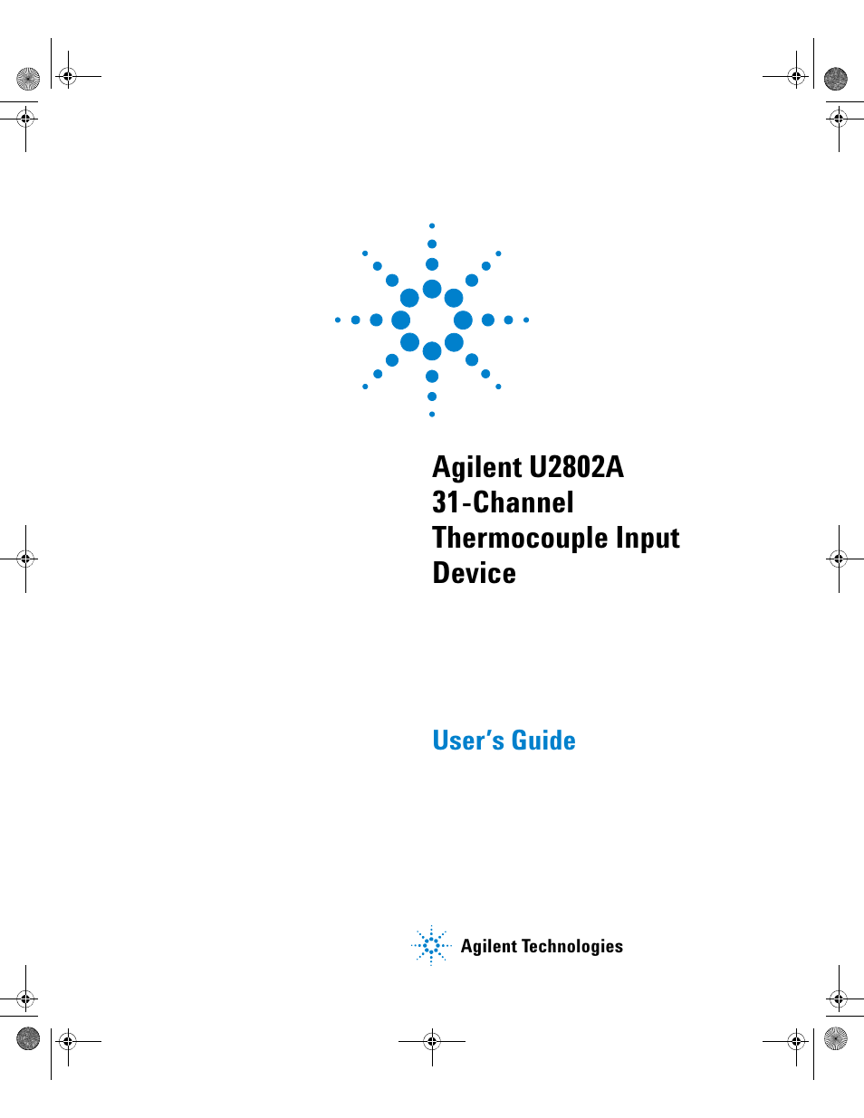 Agilent Technologies U2802A User Manual | 67 pages