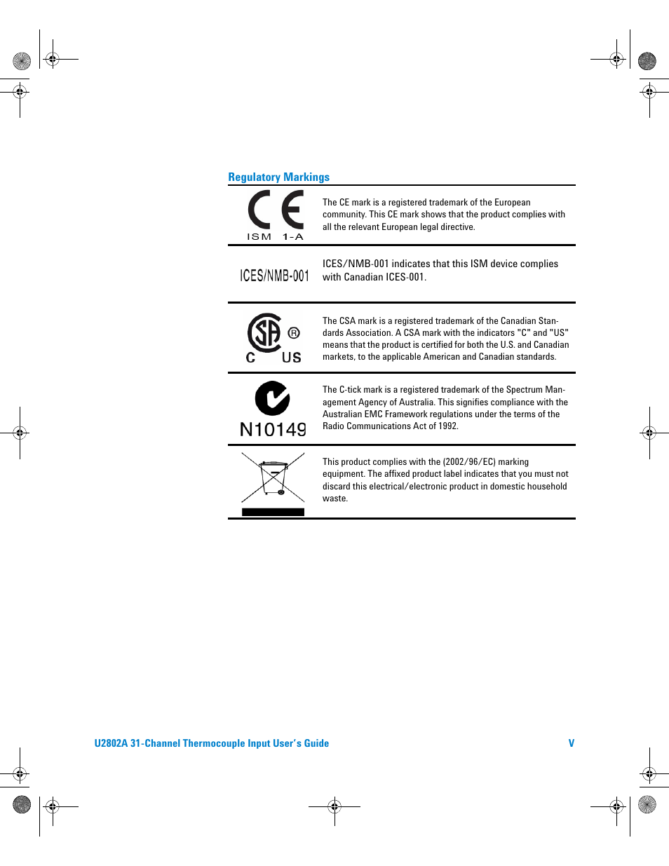 Agilent Technologies U2802A User Manual | Page 5 / 67