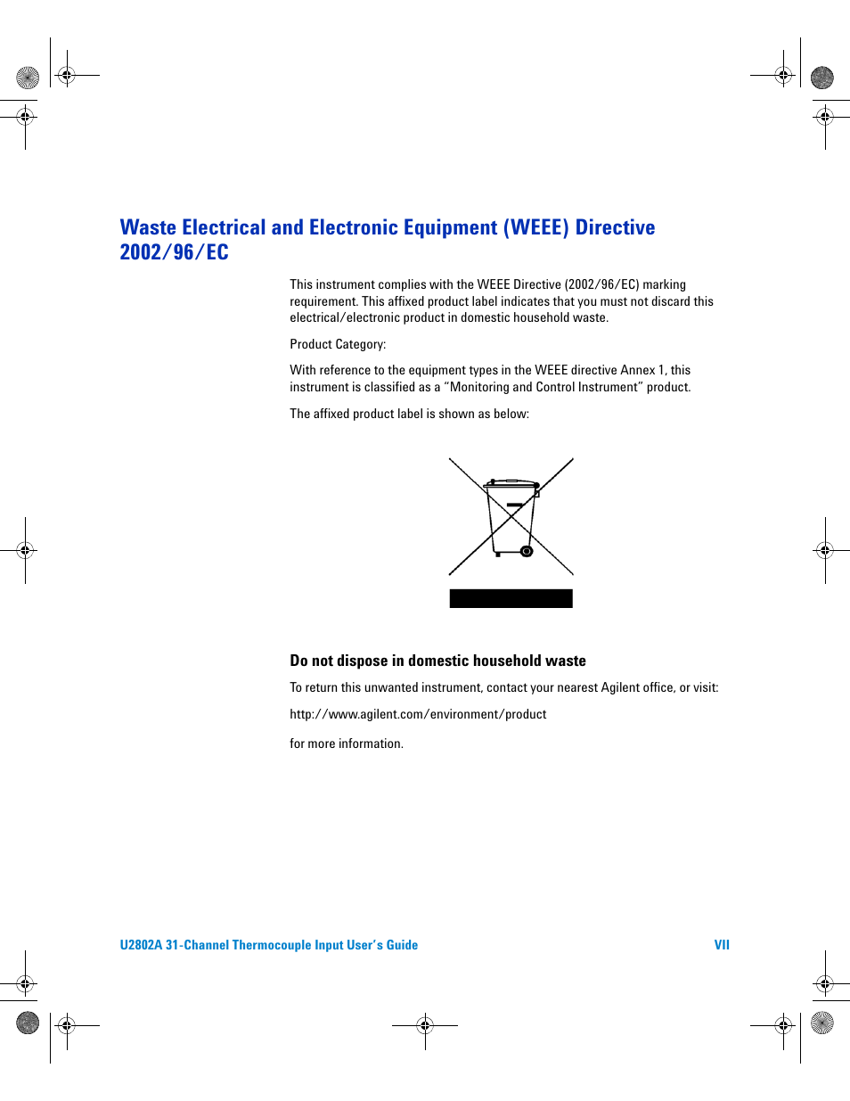 Agilent Technologies U2802A User Manual | Page 7 / 67