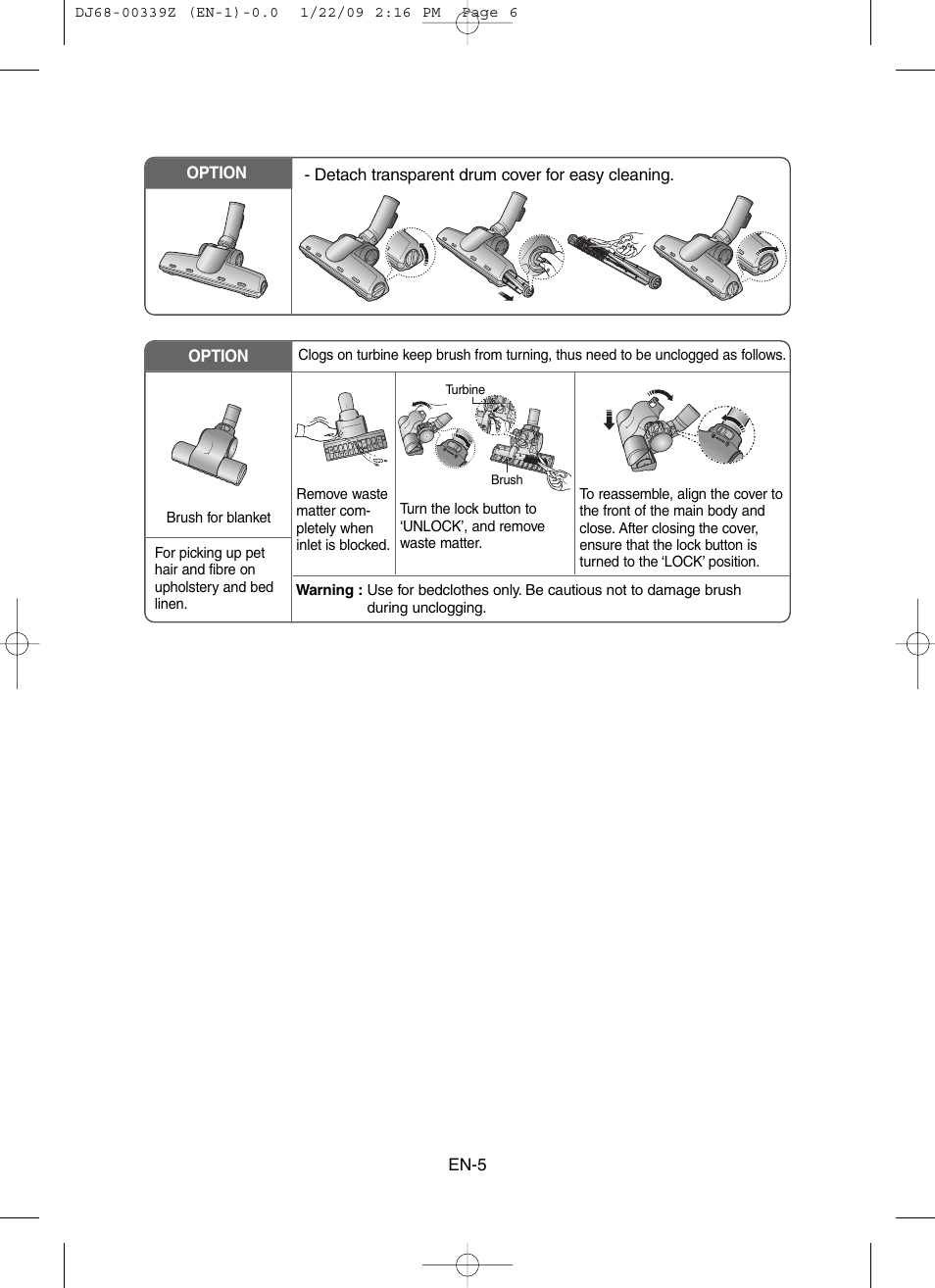 Samsung SC6540 User Manual | Page 6 / 56