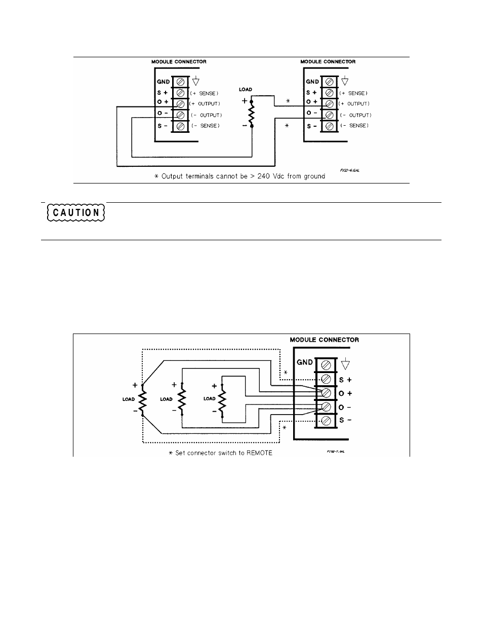 Multiple loads optional relay connector | Agilent Technologies 66001A User Manual | Page 25 / 55