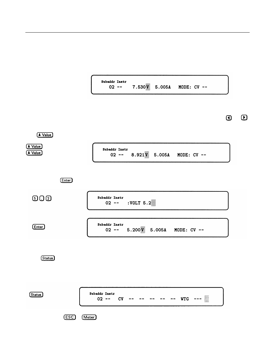 Using the display | Agilent Technologies 66001A User Manual | Page 45 / 55