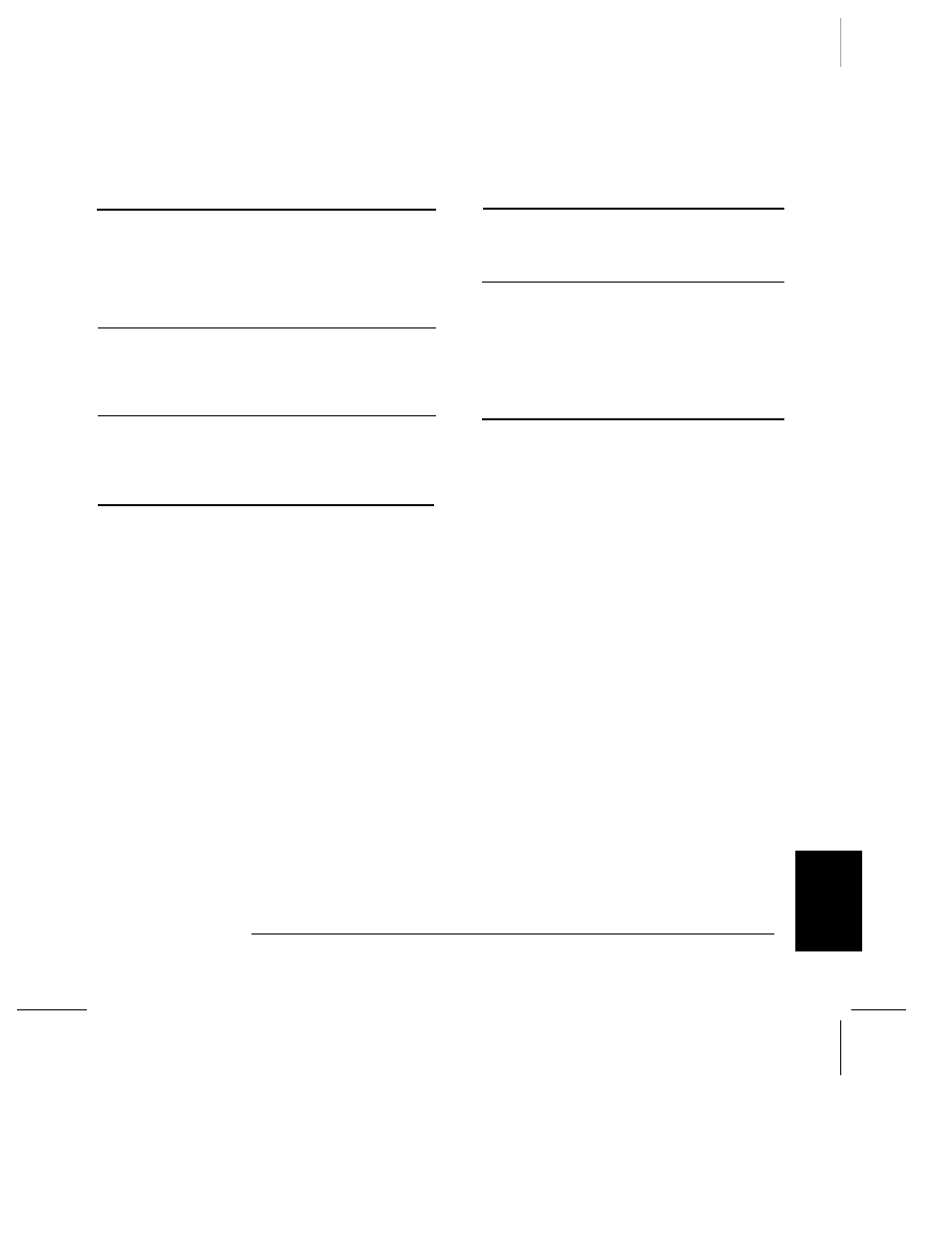 Frequency and period characteristics, Measuring characteristics, Operating characteristics | Chapter 8 specifications 221 | Agilent Technologies 34401A User Manual | Page 227 / 242