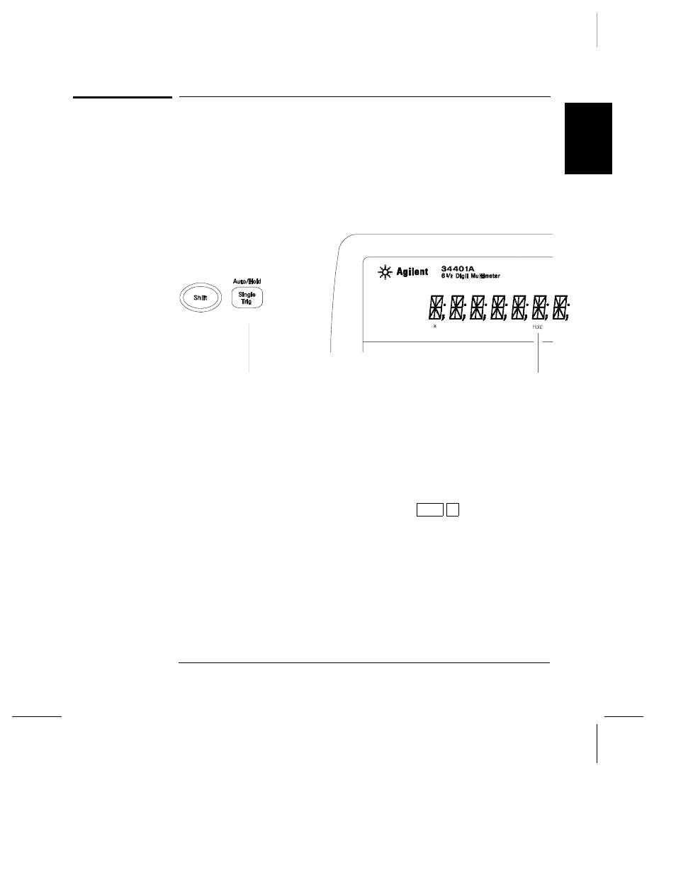To use reading hold | Agilent Technologies 34401A User Manual | Page 49 / 242