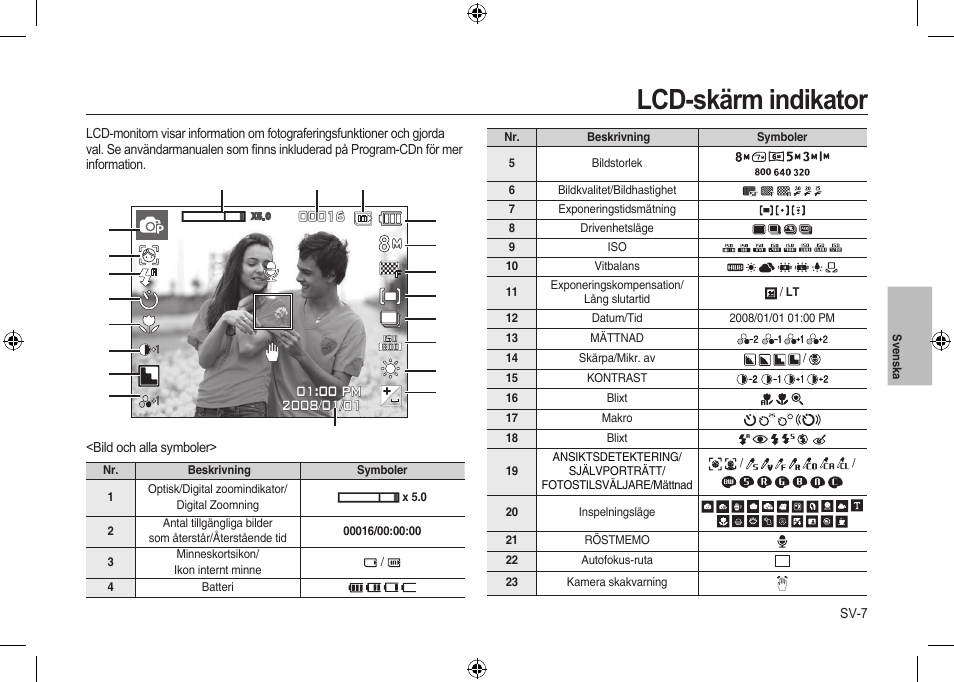 Lcd-skärm indikator | Samsung i8 User Manual | Page 63 / 112