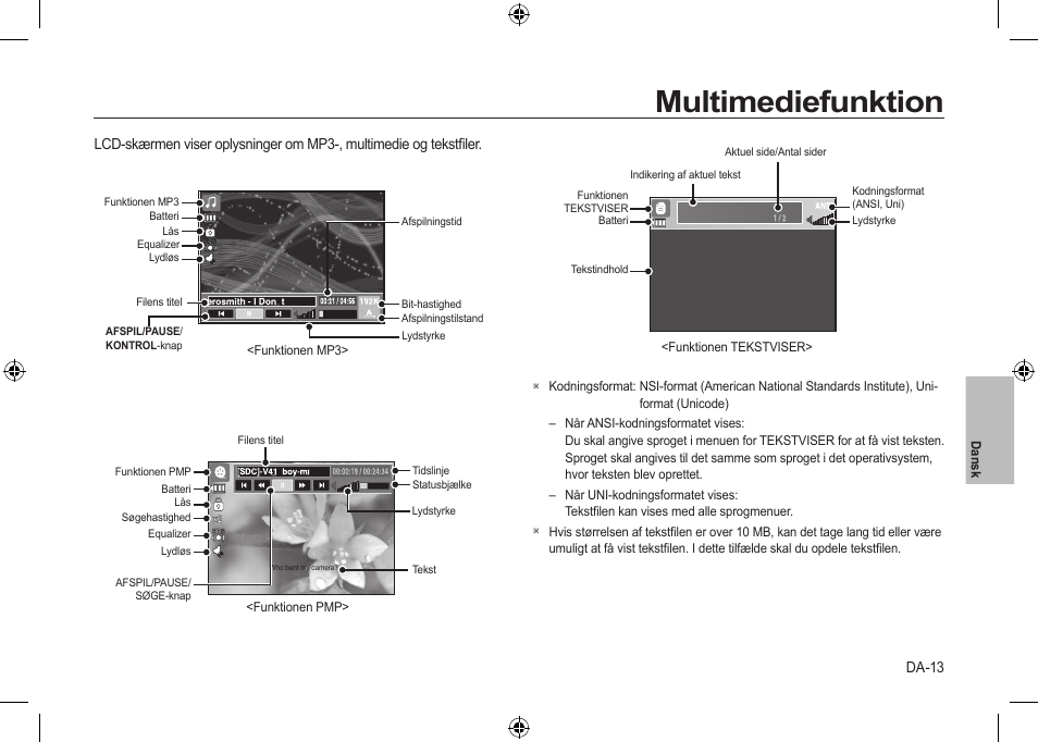 Multimediefunktion | Samsung i8 User Manual | Page 87 / 112