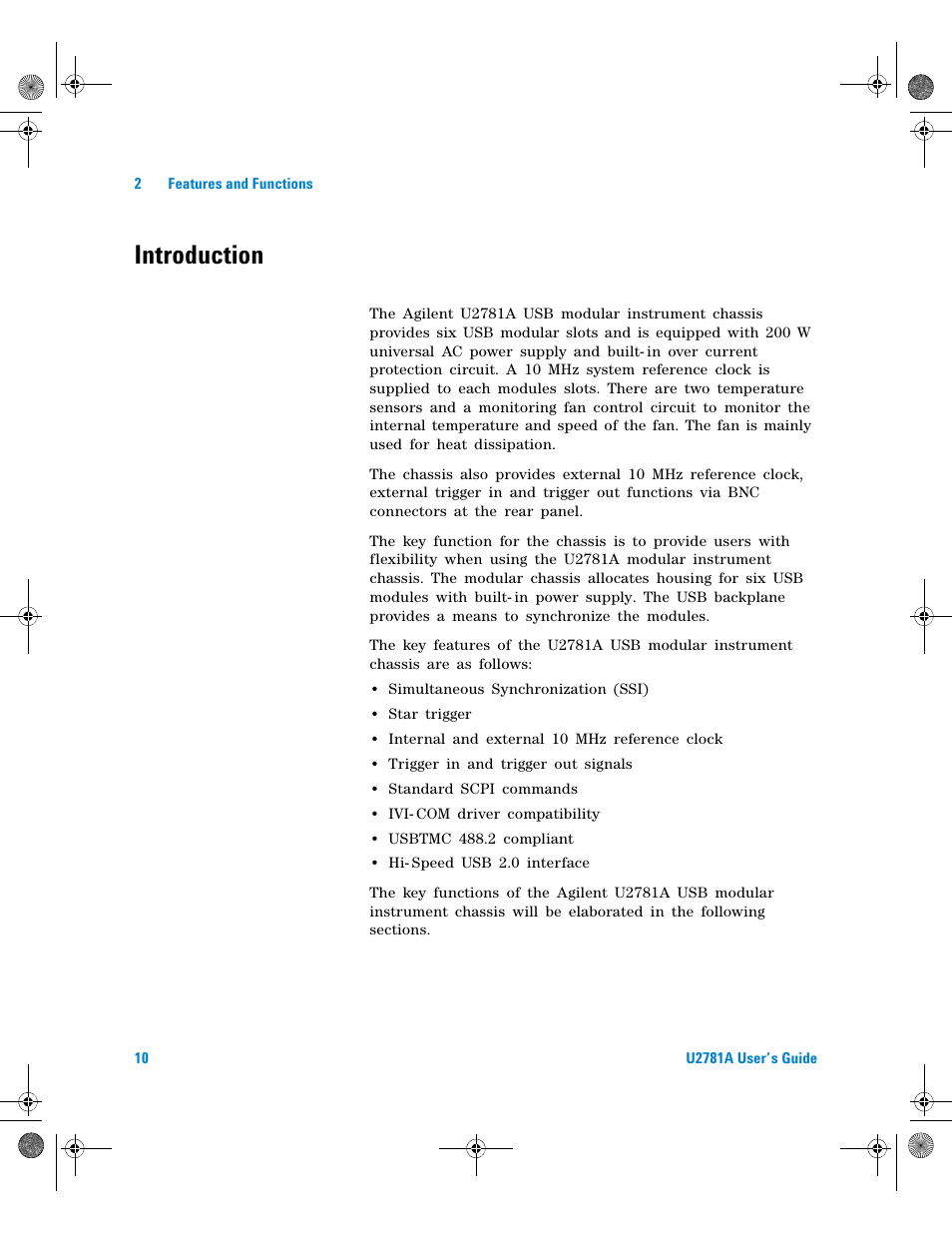 Introduction | Agilent Technologies U2781A User Manual | Page 22 / 47