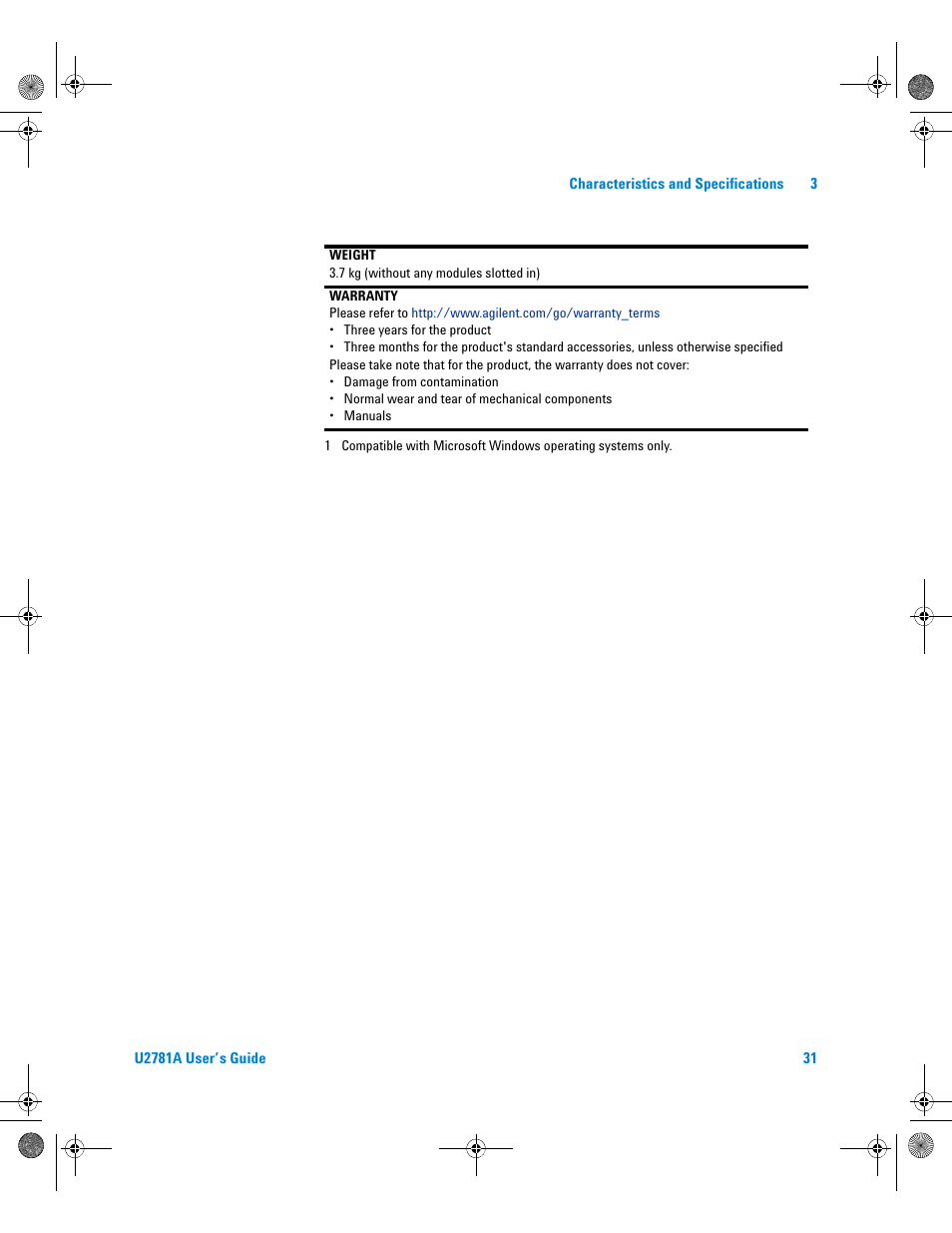 Agilent Technologies U2781A User Manual | Page 43 / 47