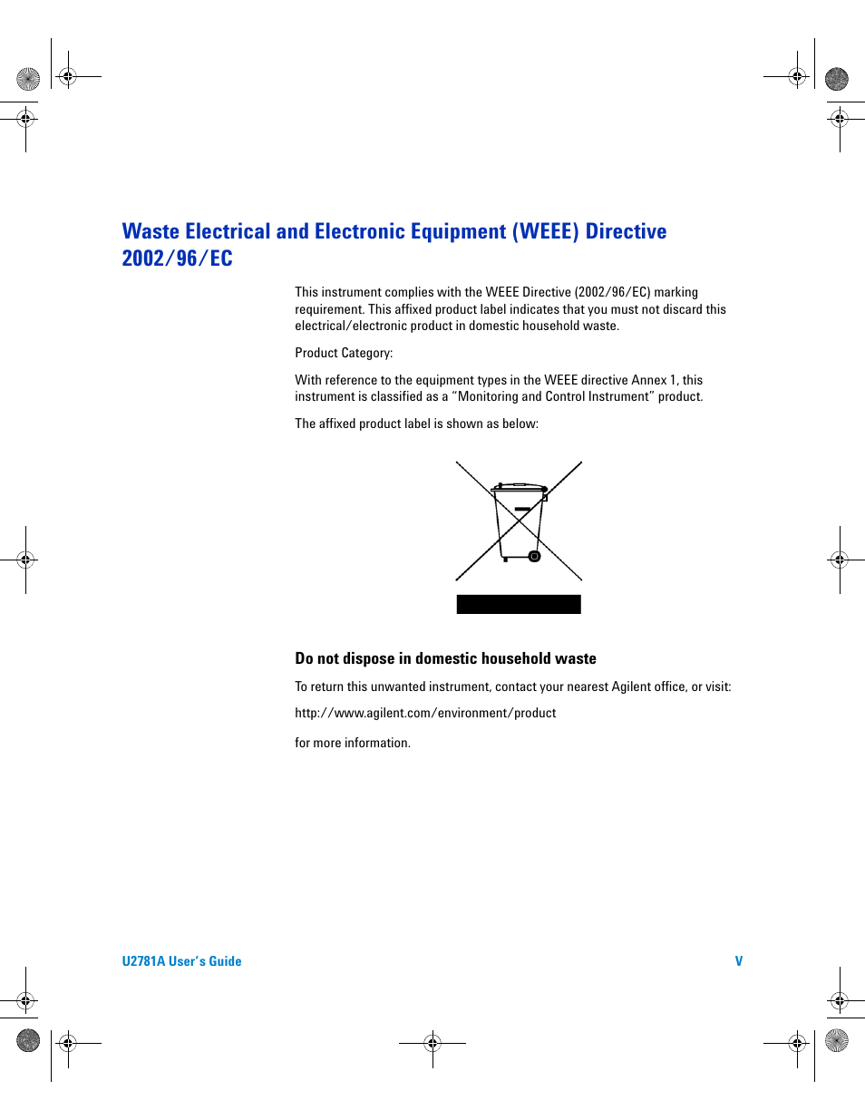 Agilent Technologies U2781A User Manual | Page 5 / 47