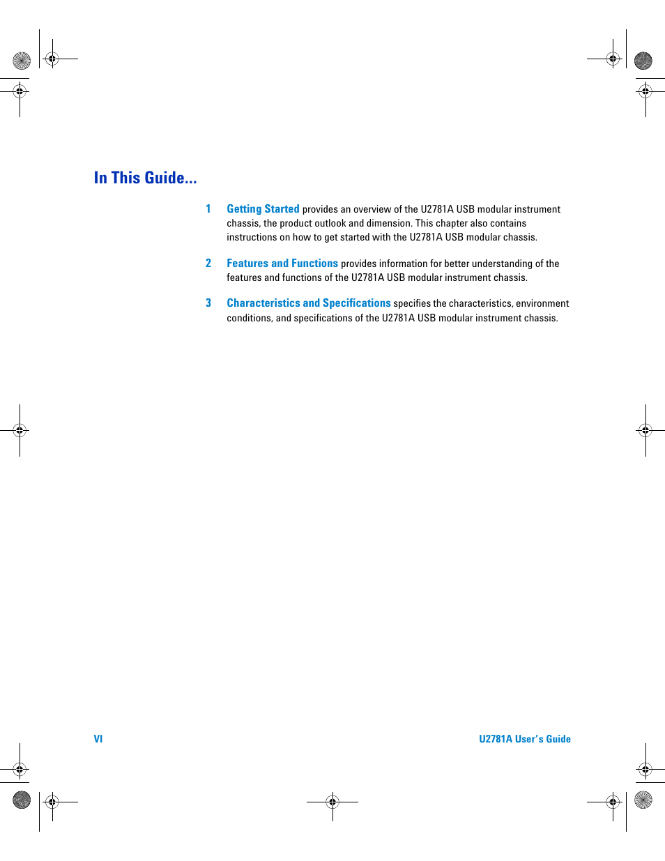 Agilent Technologies U2781A User Manual | Page 6 / 47