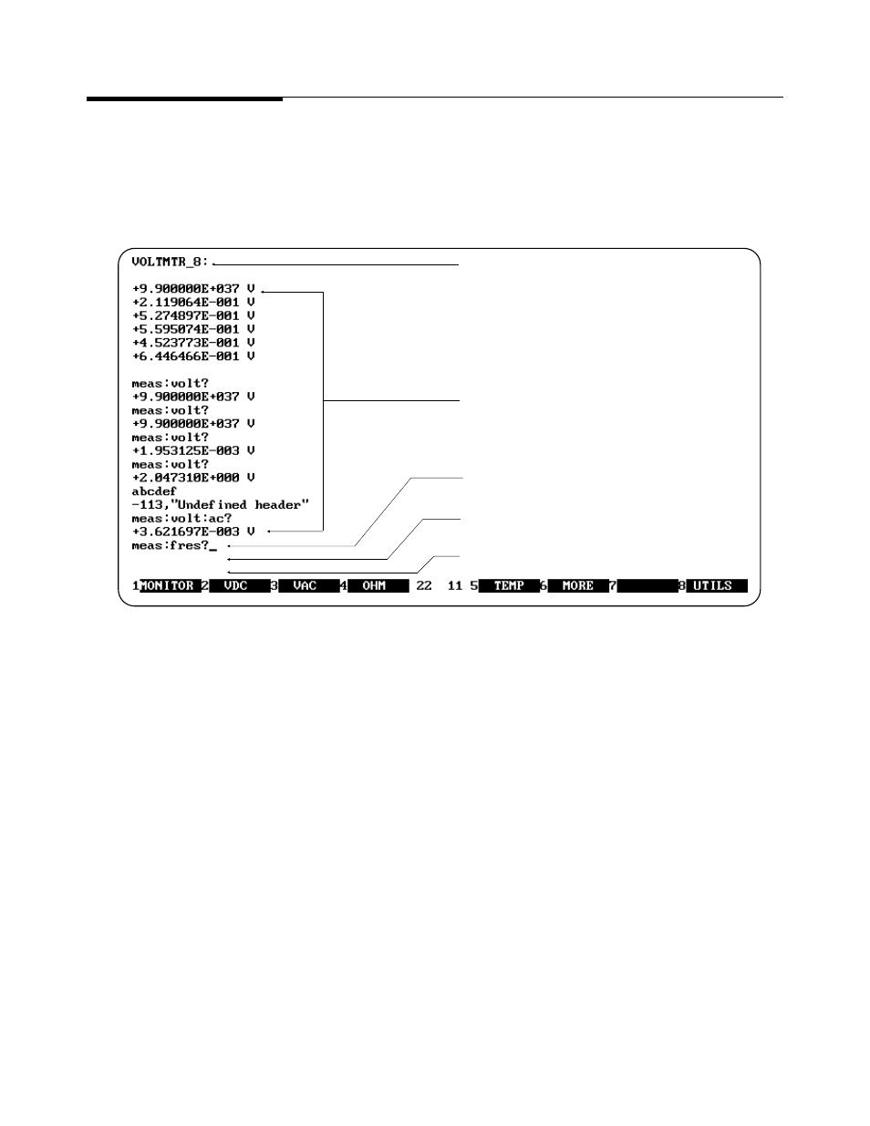 Terminal interface features | Agilent Technologies E1300B User Manual | Page 50 / 244