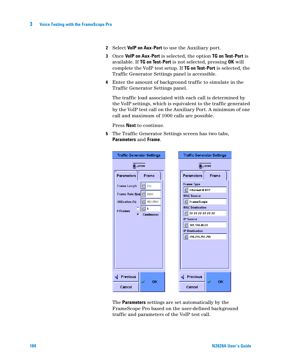 Agilent Technologies N2620A User Manual | Page 122 / 279