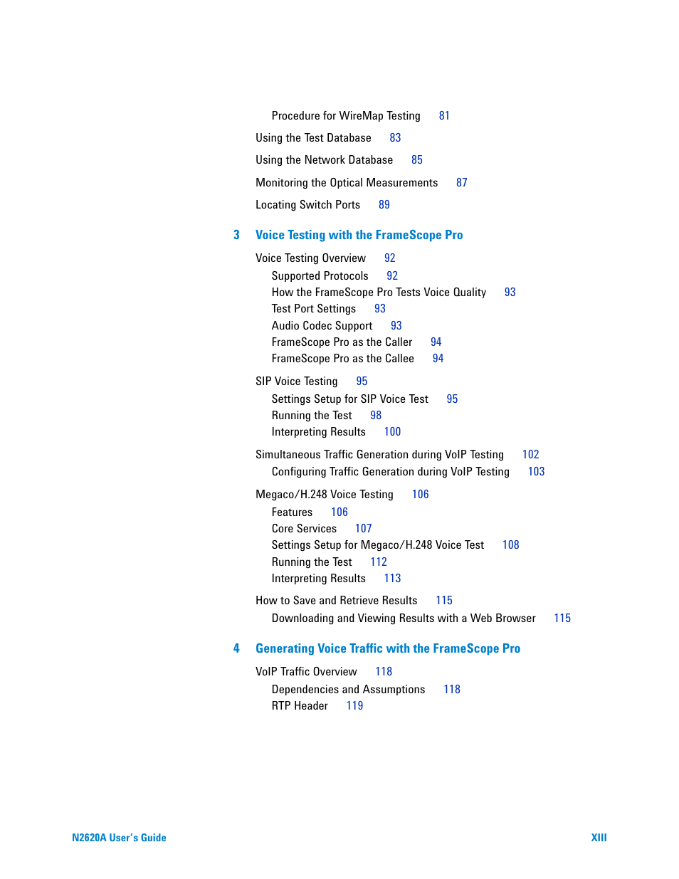 Agilent Technologies N2620A User Manual | Page 13 / 279