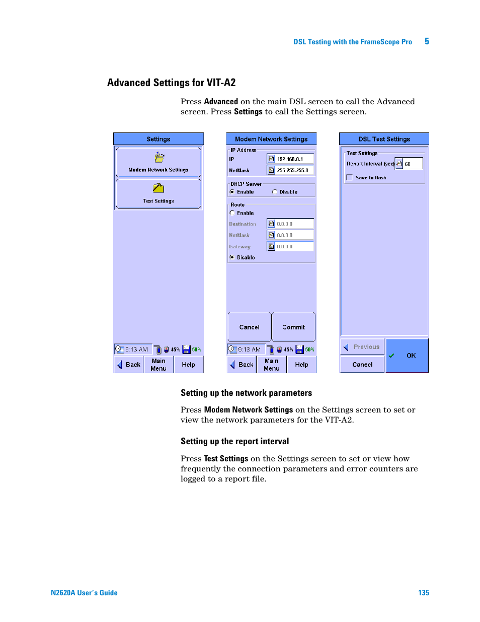 Advanced settings for vit-a2 | Agilent Technologies N2620A User Manual | Page 153 / 279