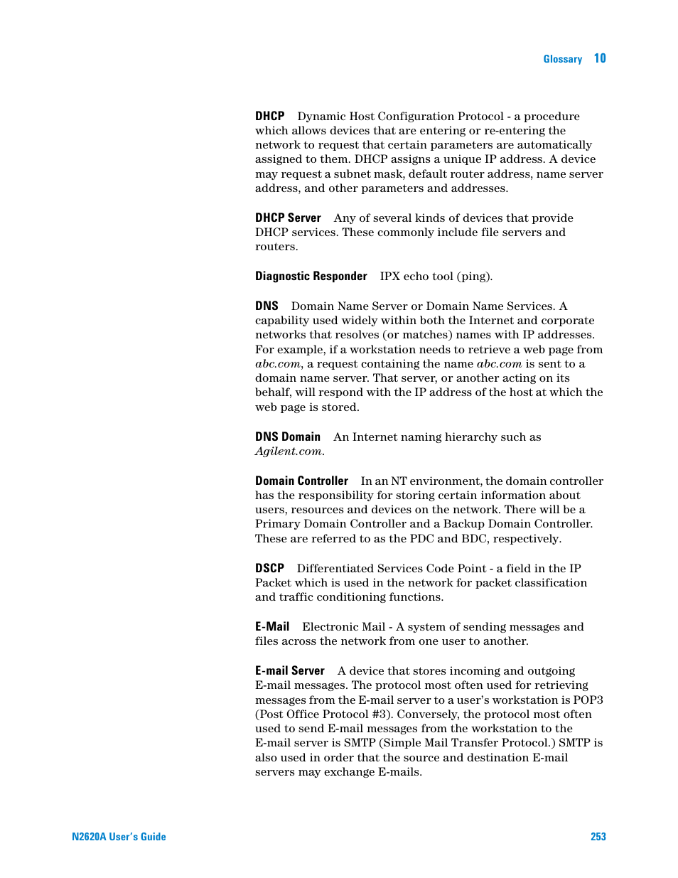 Agilent Technologies N2620A User Manual | Page 271 / 279