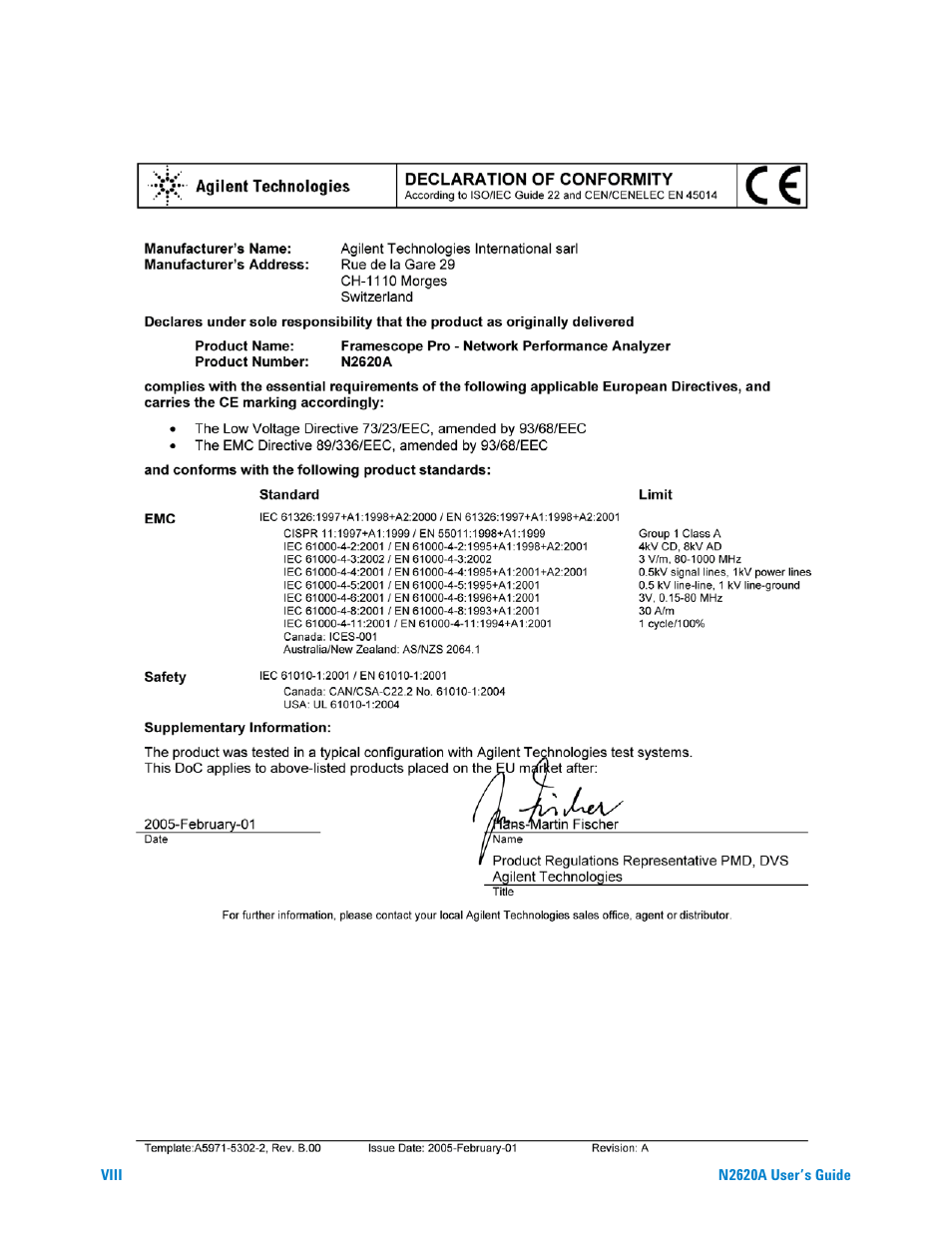 Agilent Technologies N2620A User Manual | Page 8 / 279