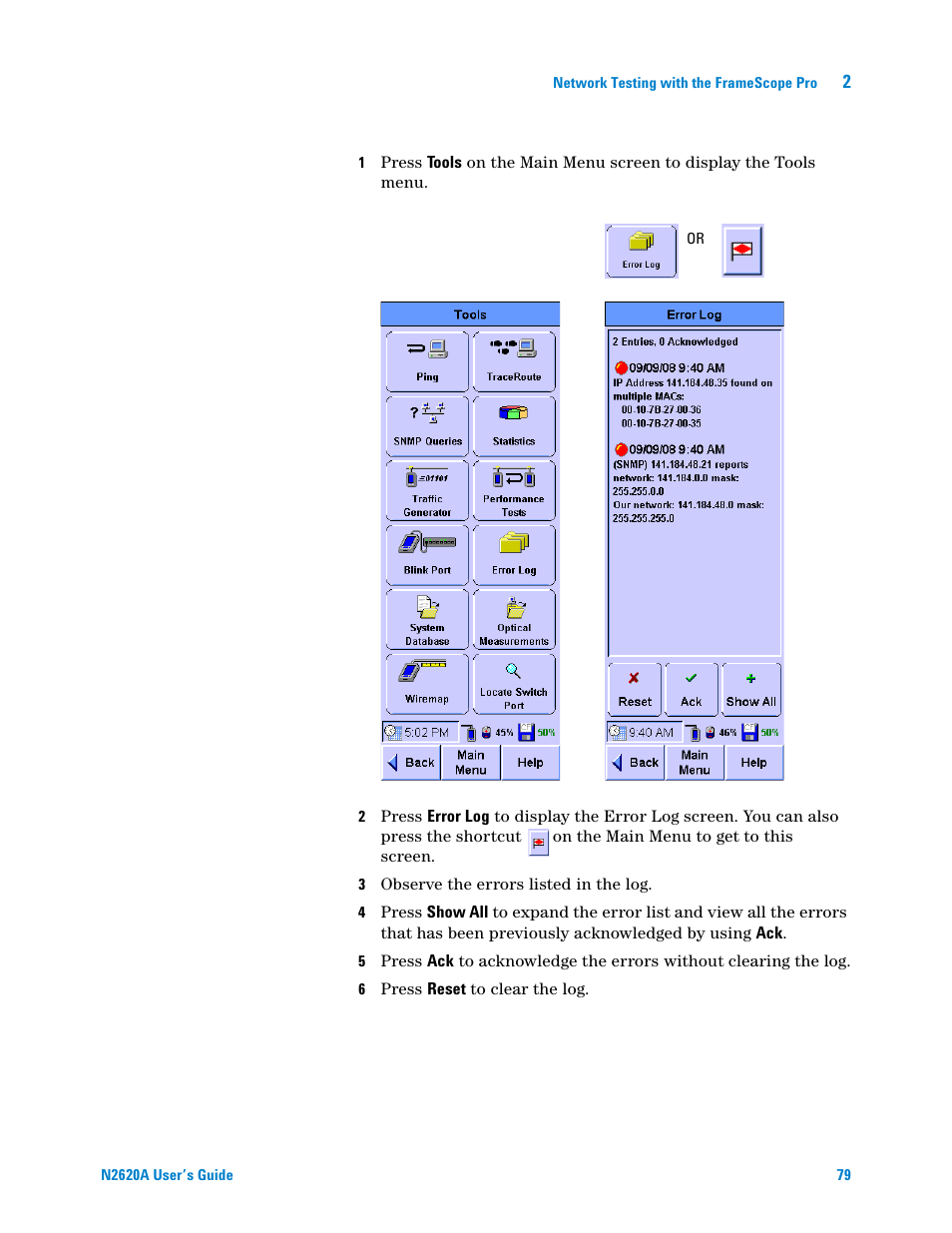 Agilent Technologies N2620A User Manual | Page 97 / 279