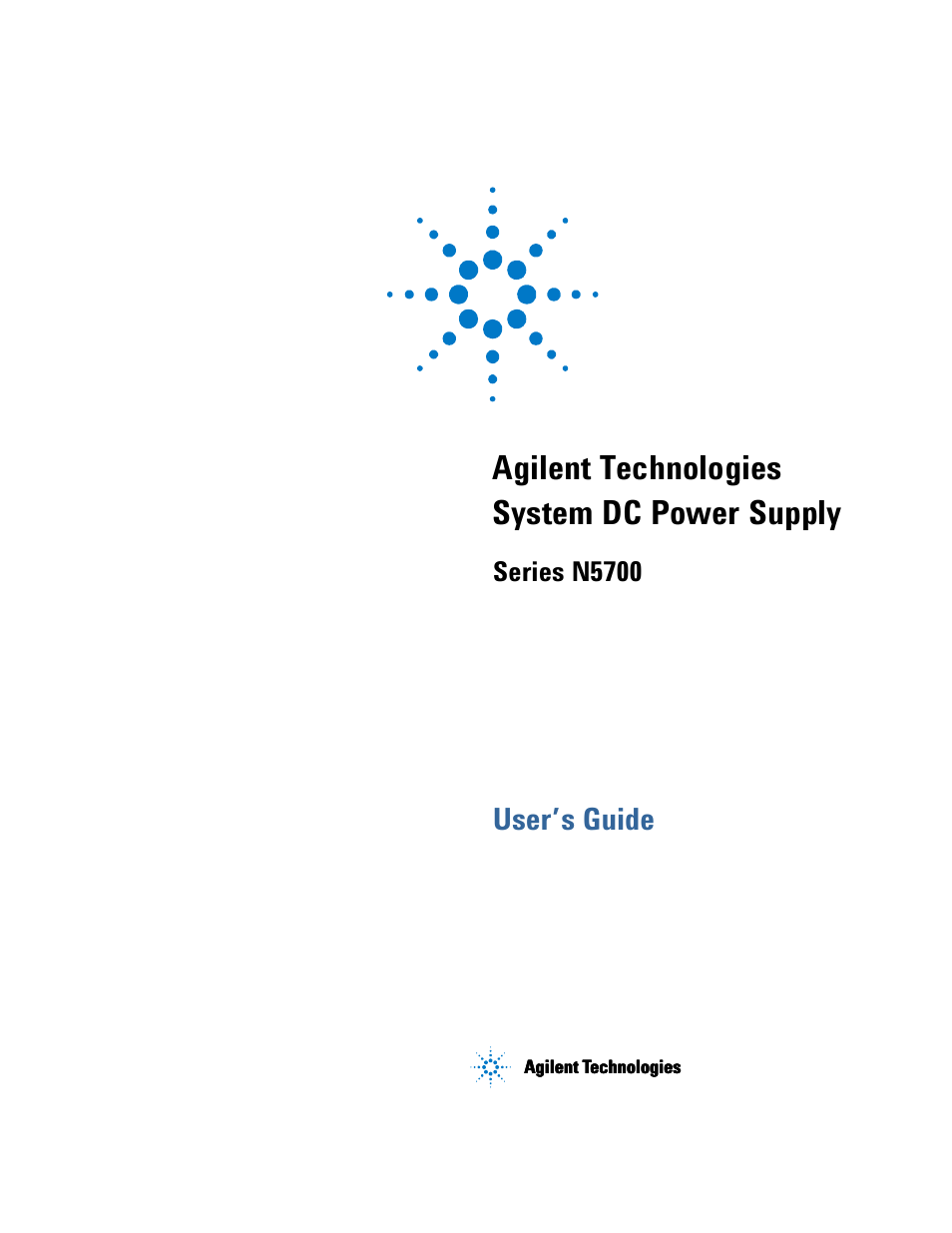 Agilent Technologies N5700 User Manual | 128 pages