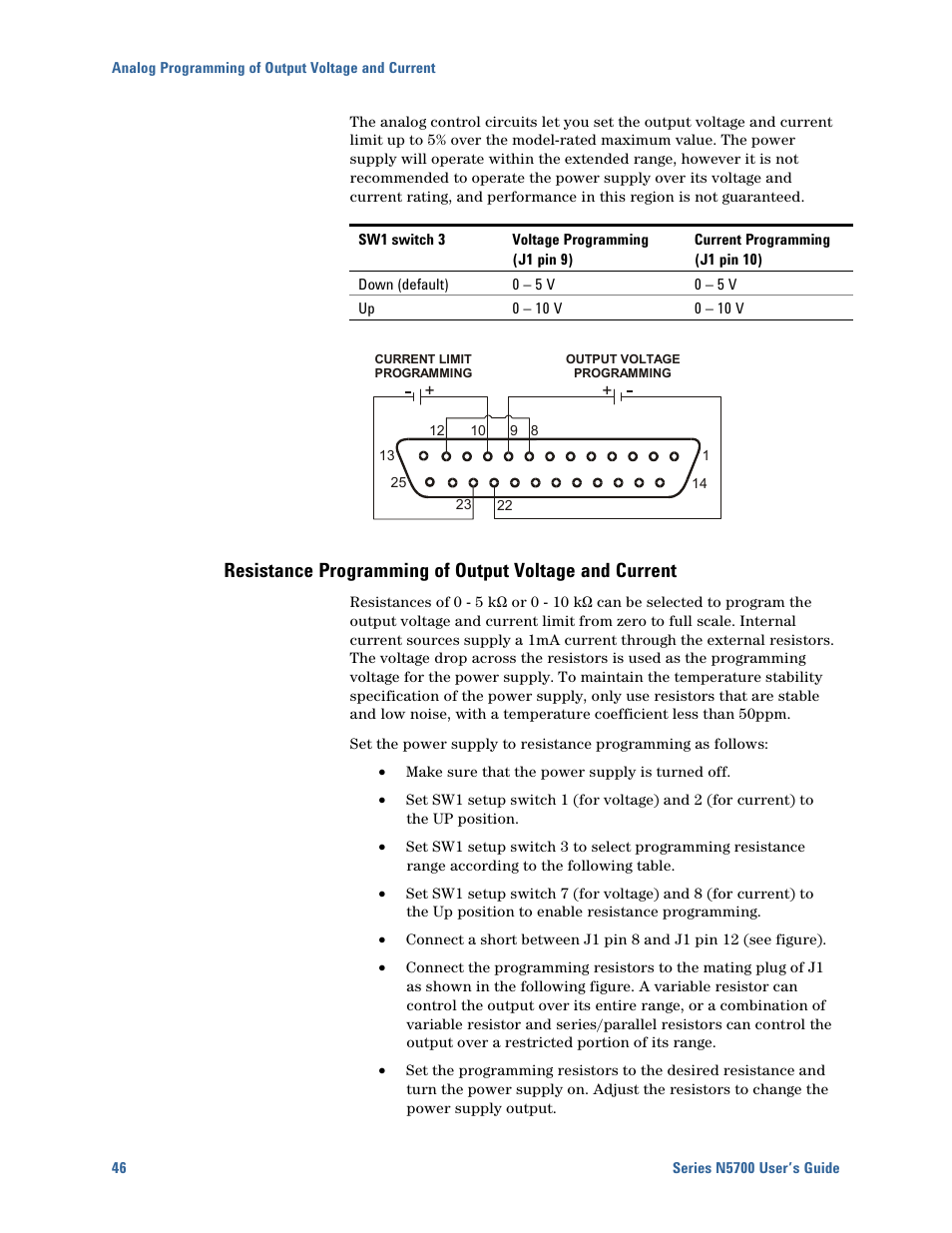 Agilent Technologies N5700 User Manual | Page 46 / 128