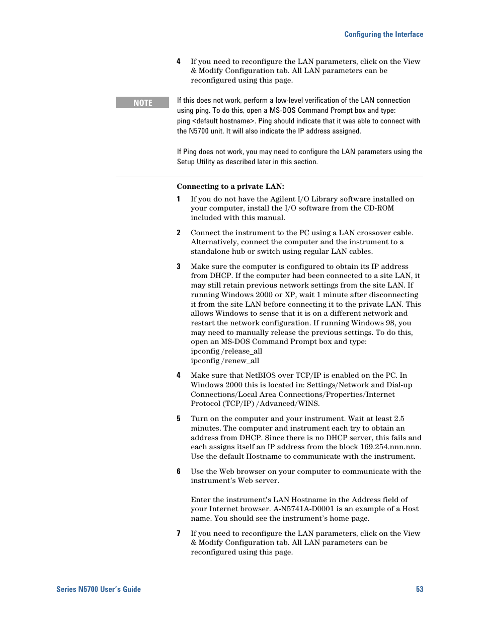 Agilent Technologies N5700 User Manual | Page 53 / 128