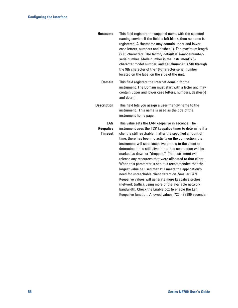 Agilent Technologies N5700 User Manual | Page 56 / 128