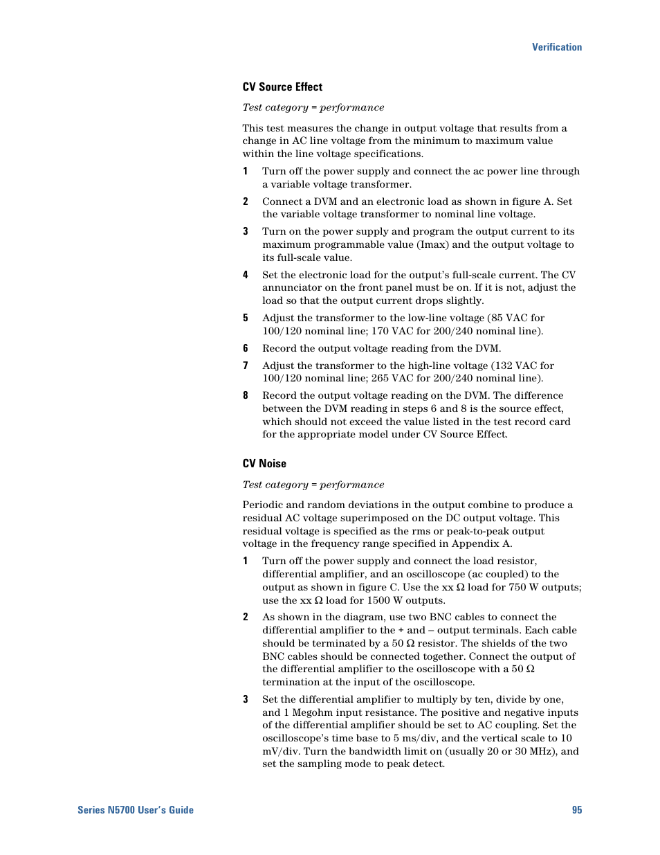 Agilent Technologies N5700 User Manual | Page 95 / 128