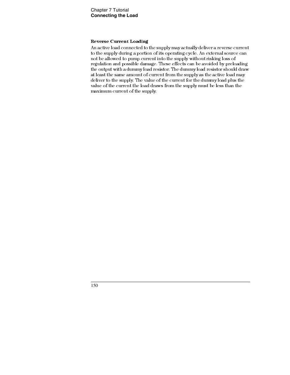 Reverse current loading | Agilent Technologies E3632A User Manual | Page 153 / 172