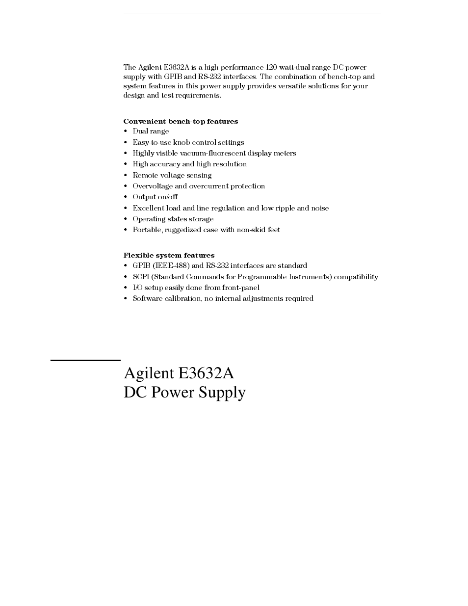 Agilent e3632a dc power supply | Agilent Technologies E3632A User Manual | Page 2 / 172
