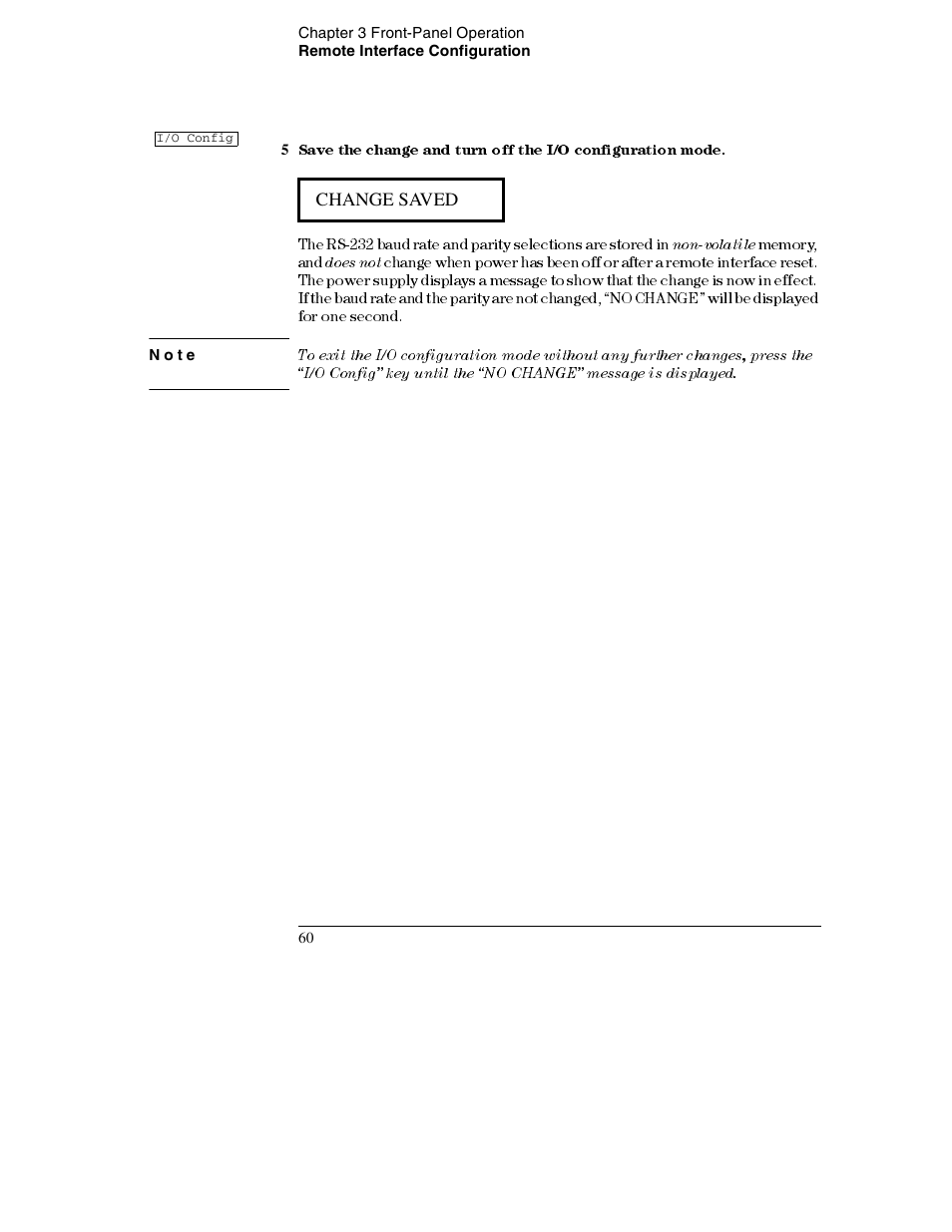 Note | Agilent Technologies E3632A User Manual | Page 62 / 172