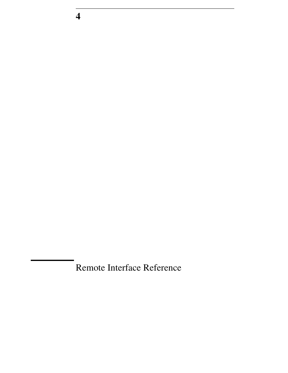 Remote interface reference, Chapter 4 remote interface reference, See "remote | Agilent Technologies E3632A User Manual | Page 74 / 172