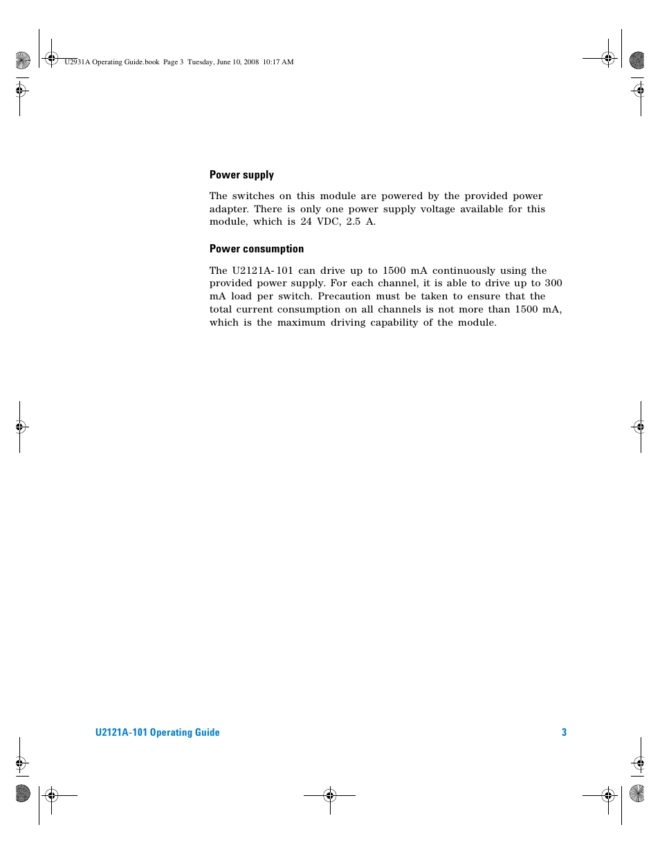 Agilent Technologies Agilent RF Switch Driver Board U2121A-101 User Manual | Page 13 / 41