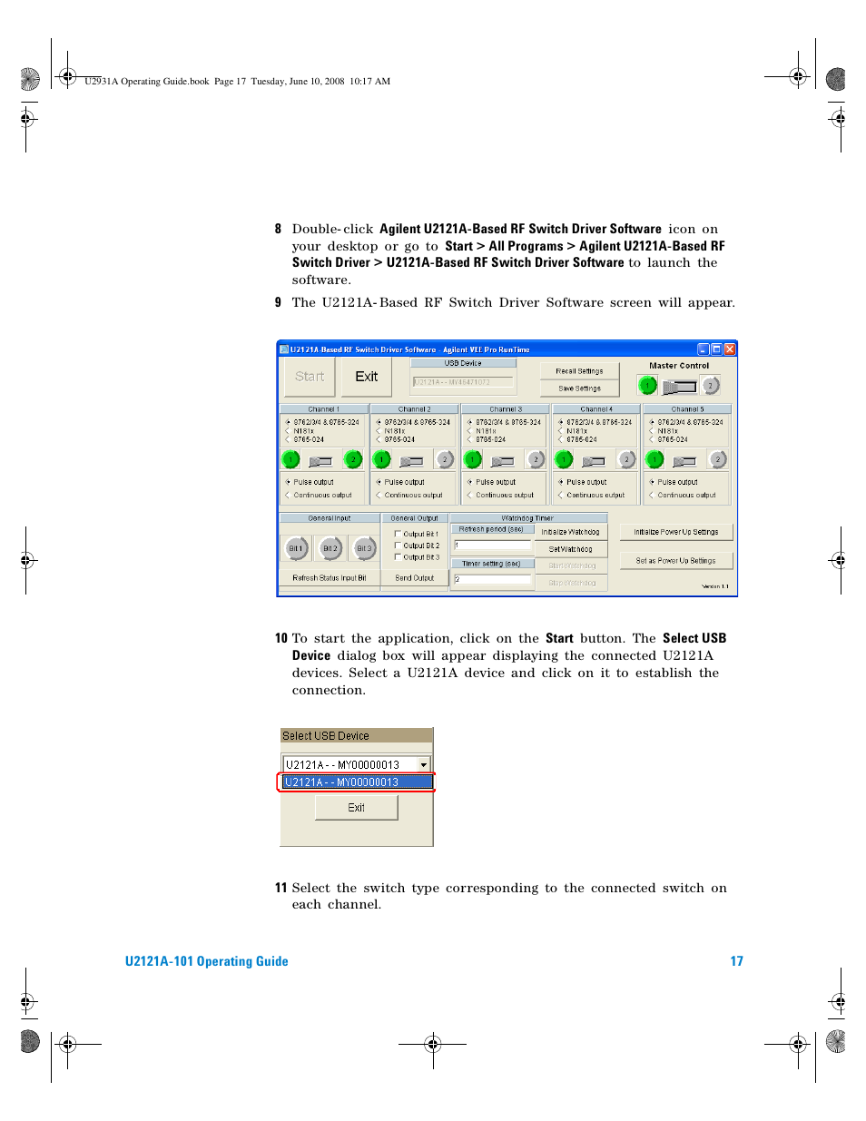 Agilent Technologies Agilent RF Switch Driver Board U2121A-101 User Manual | Page 27 / 41