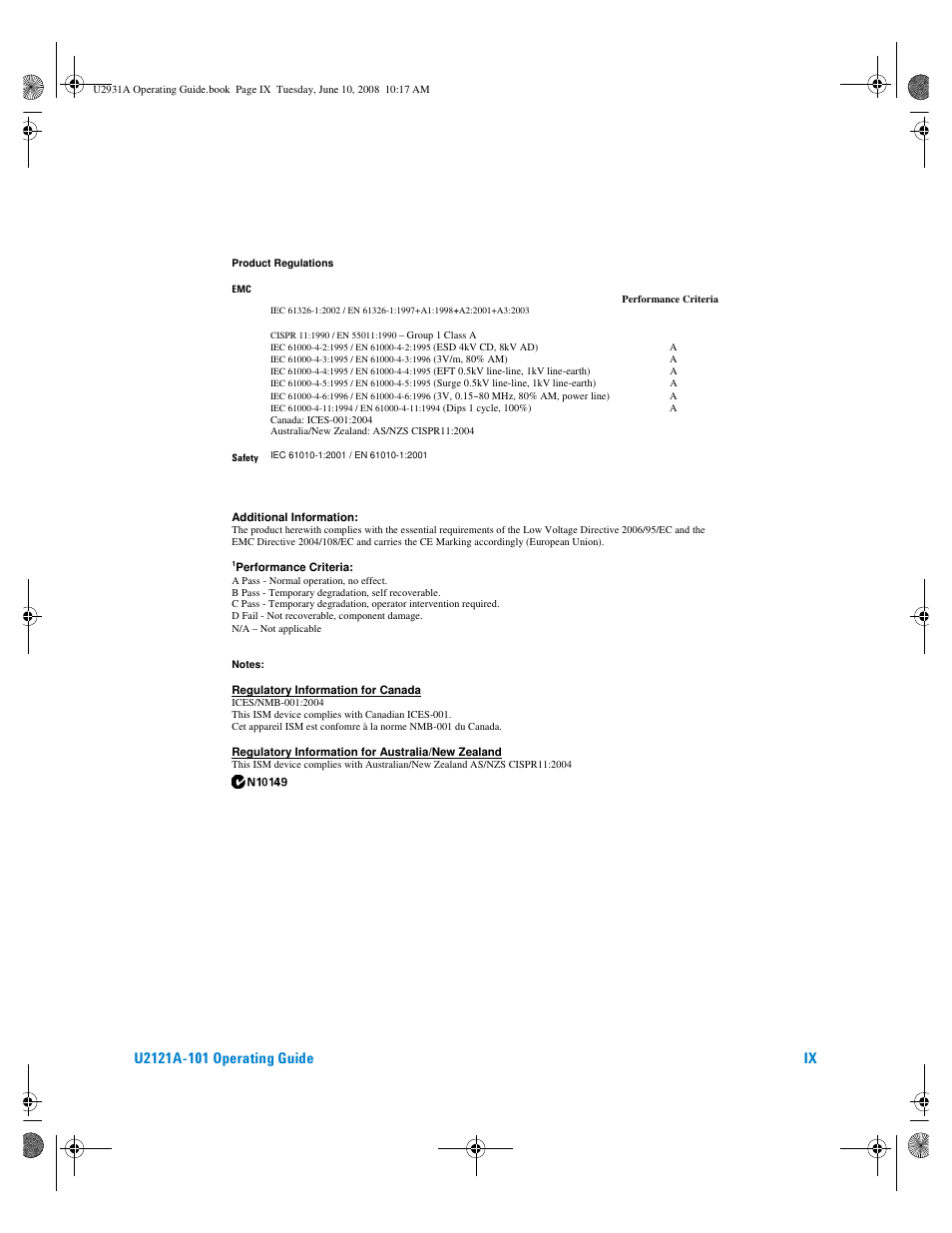 Agilent Technologies Agilent RF Switch Driver Board U2121A-101 User Manual | Page 9 / 41