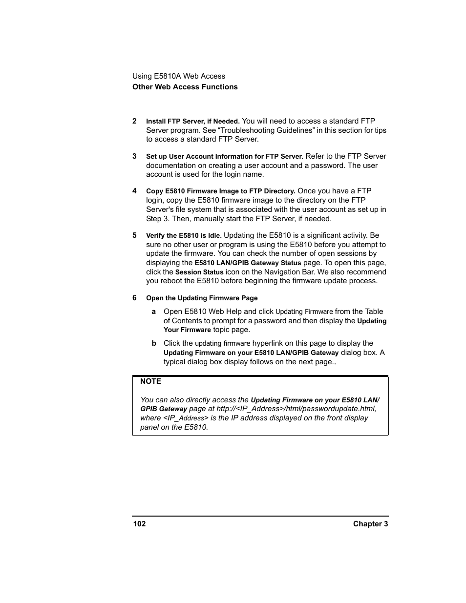 Agilent Technologies E5810A User Manual | Page 102 / 159