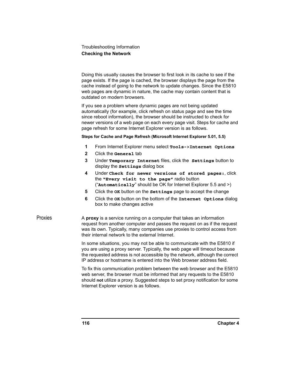 Agilent Technologies E5810A User Manual | Page 116 / 159