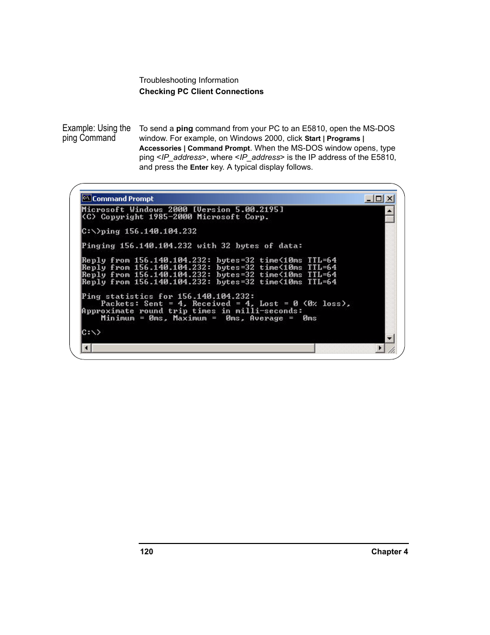 Agilent Technologies E5810A User Manual | Page 120 / 159