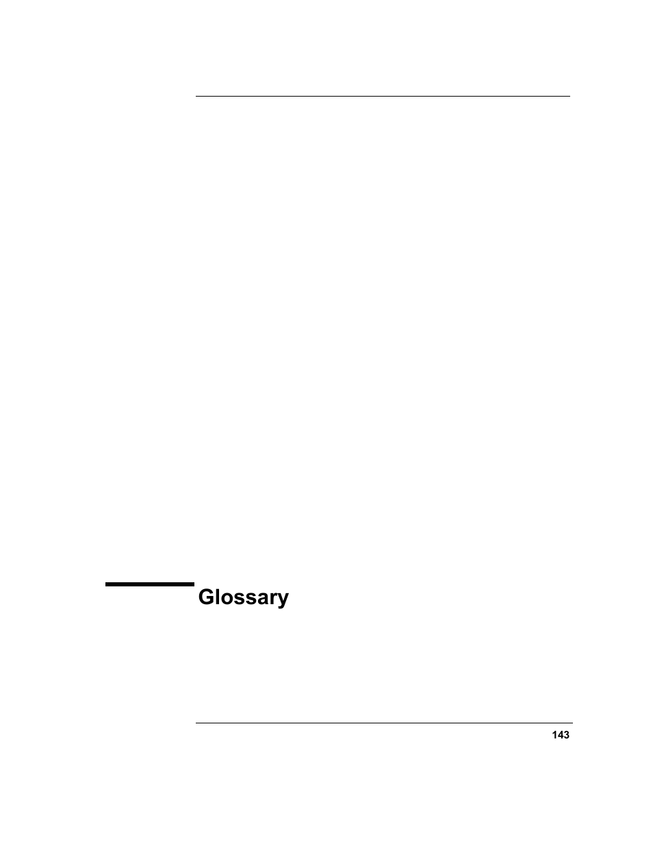 7 glossary, Glossary | Agilent Technologies E5810A User Manual | Page 143 / 159
