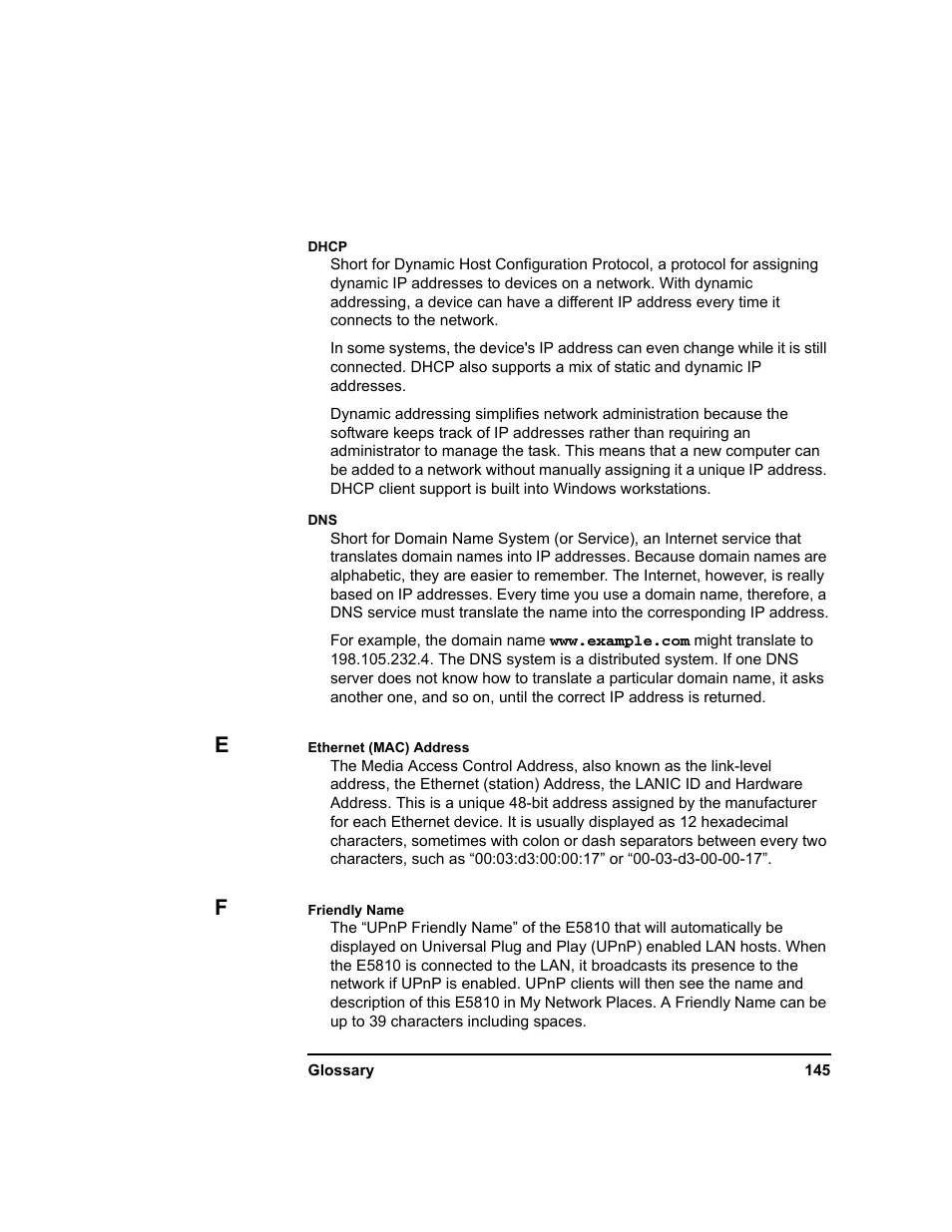 Agilent Technologies E5810A User Manual | Page 145 / 159