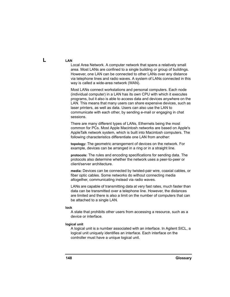 Agilent Technologies E5810A User Manual | Page 148 / 159