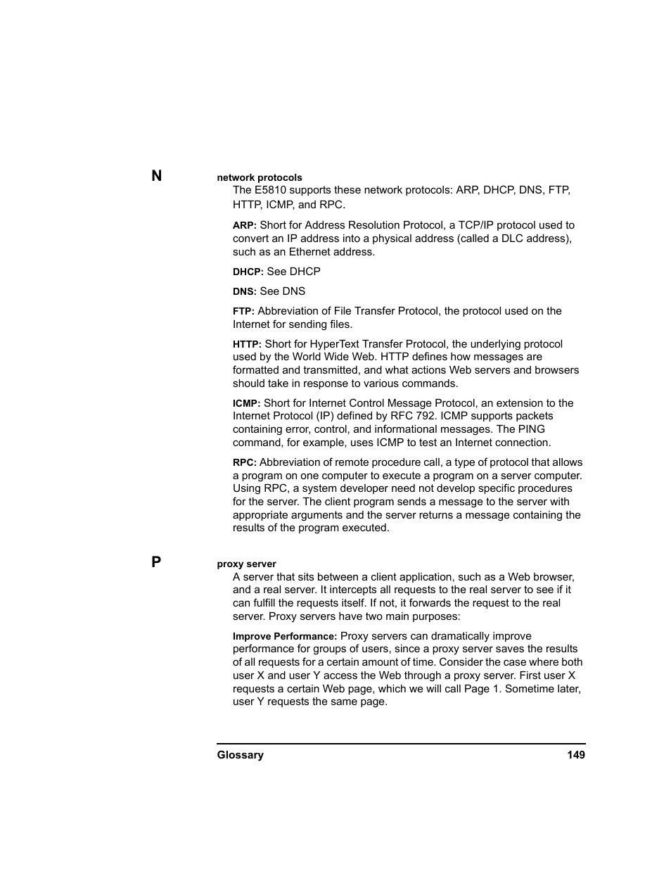 Agilent Technologies E5810A User Manual | Page 149 / 159