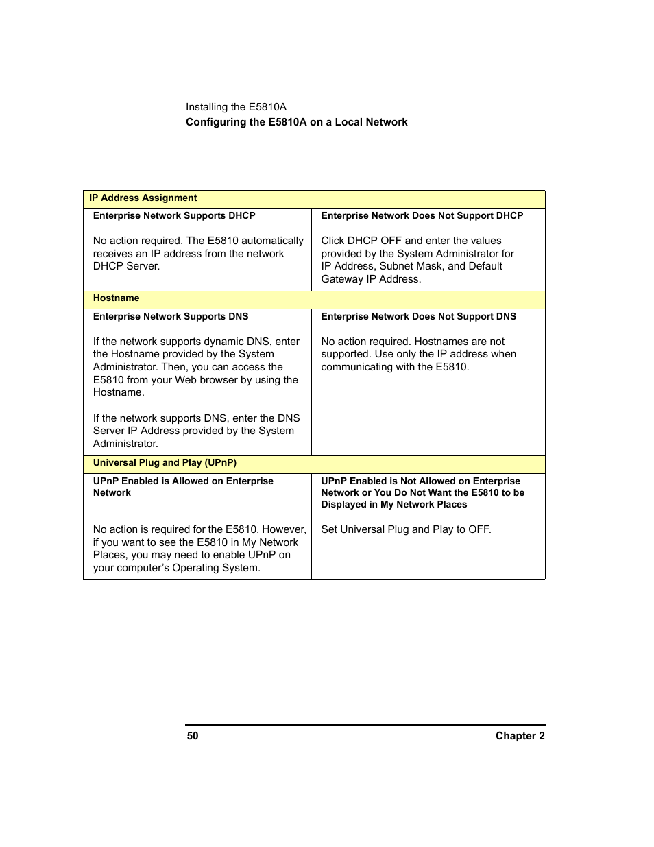 Agilent Technologies E5810A User Manual | Page 50 / 159