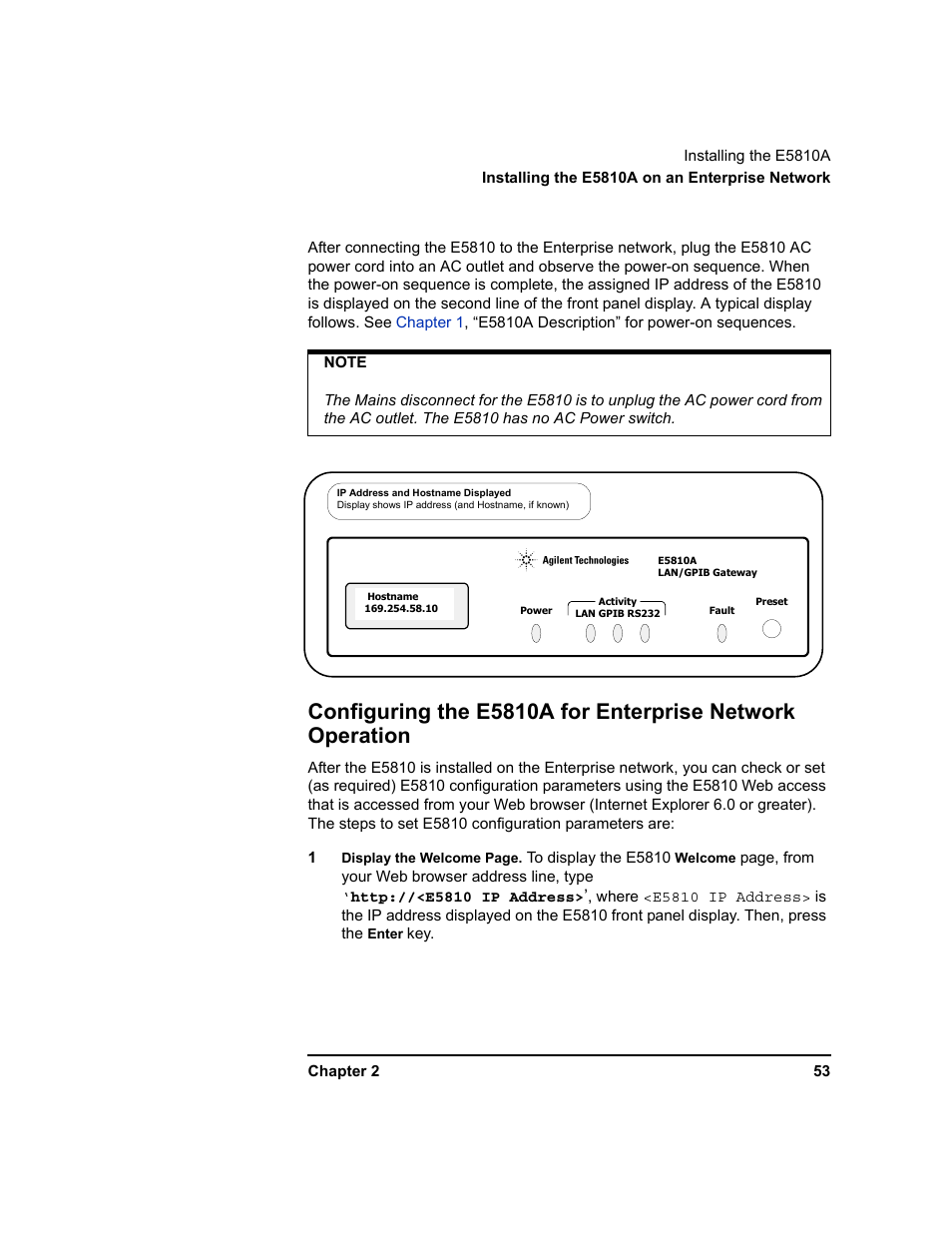 Agilent Technologies E5810A User Manual | Page 53 / 159